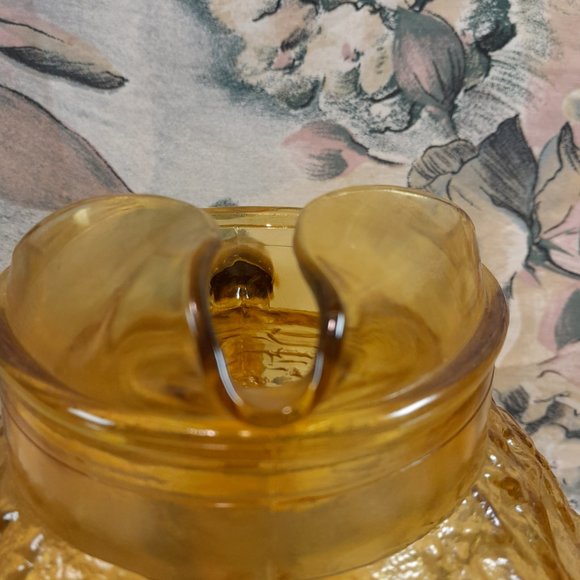Vintage Anchor Hocking Lido Gold Pitcher and Glasses Set 🌟 - Picture 9 of 11